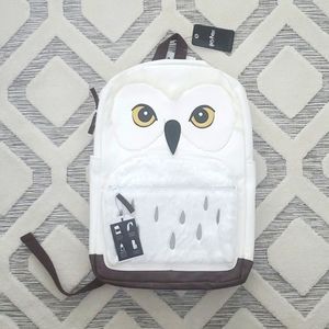 Harry Potter Hedwig White Owl Backpack, Faux Leather & Fur